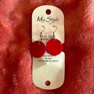 Pink Dangling Earrings